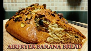 How to make Banana Bread  Using Air fryer  The Easiest way [upl. by Leisha]