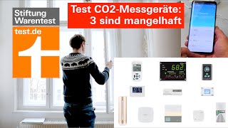 Test CO2Messgeräte 2021 3 x Mangelhaft bei CO2Ampeln Raumluftsensor Test Stiftung Warentest [upl. by Kreiker]