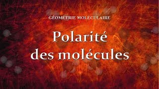 715 Polarité des molécules [upl. by Gadmann]