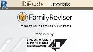 FamilyReviser  Revit Addin For Managing Families and Worksets  DiRoots [upl. by Nesnah626]