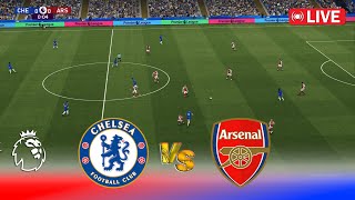 🔴LIVE  CHELSEA vs ARSENAL  Premier League 2024  EPL Match Live Stream  PES Game Simulation [upl. by Jaynes]