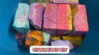 ☀️Rainbow Dyed Gym Chalk in Sunlight CRUSH 🌈 ASMR oddlysatisfying gymchalkcrush soothing [upl. by Ursas]