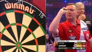 Darts World Championship 2015 Quarter Final Durrant vs D Fitton [upl. by Lacy400]