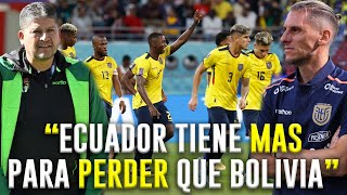 🇧🇴 PRENSA BOLIVIANA DIVIDIDA para ENFRENTAR a 🇪🇨 ECUADOR 😱 REACCIÓN 🇦🇷 [upl. by Darleen]