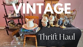 HUGE vintage thrift haul [upl. by Attebasile842]