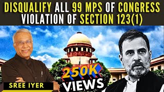 Vibhor Anand files petition to disqualify all 99 MPs of Congress citing violation of section 1231 [upl. by Taite]