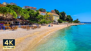 Podgora Croatia 🇭🇷 4K Makarska Riviera Walking Tour 2023 [upl. by Etnoled355]