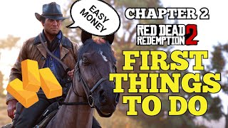 RDR2  First things to do in Chapter 2 [upl. by Bliss280]