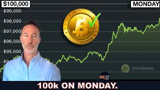 100K BITCOIN ON MONDAY TETHER amp US GOVERNMENT PARTNERSHIP amp TARIFFS [upl. by Shulins]