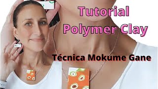 Polymer Clay Tutorial  Fimo  MOKUME GANE [upl. by Cutlerr417]