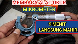 CARA CEPAT MEMBACA MIKROMETER SEKRUP DAN KALIBRASI NYA❗️ [upl. by Mehsah986]