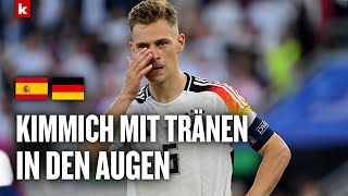 Kimmich total niedergeschlagen quotSehr sehr bitterquot  Deutschland  Spanien 12 [upl. by Ielhsa]