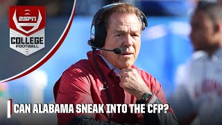 🚨 PLAYOFF PREDICTOR 🚨 Alabama given a 41 chance of making the CFP  Rankings Reactions [upl. by Etteniuq]