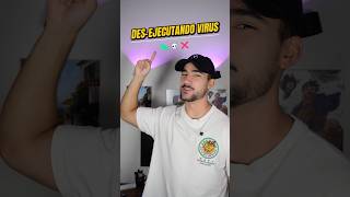 DESEjecutando Virus☠️ ¿Cómo ELIMINAR Virus de tu PC☠️🦠 overtips ejecutandovirus virus malware [upl. by Herrington831]