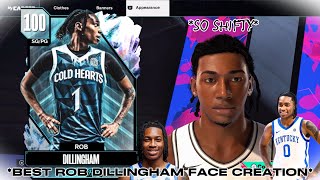 MOST REALISTIC ROB DILLINGHAM FACE CREATION NBA2K25 [upl. by Otreblif]