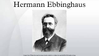 Hermann Ebbinghaus [upl. by Orford512]