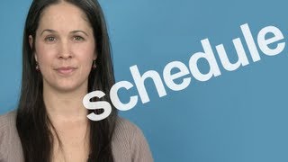 How to Pronounce Schedule  American English [upl. by Zerline]