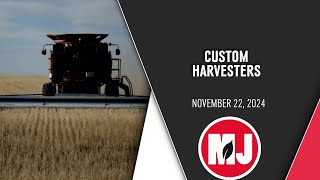 In The Field  Custom Harvesters  November 22 2024 [upl. by Aicel]