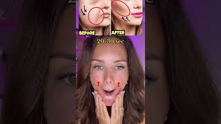 Get Cheekbones Naturally beauty faceexercises faceyogamethod faceyoga facemassage [upl. by Kaycee535]