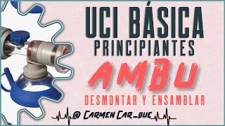 DESMONTAR LIMPIAR Y ENSAMBLAR EL AMBU BALÓN RESUCITADOR MANUAL [upl. by Nnylyma]