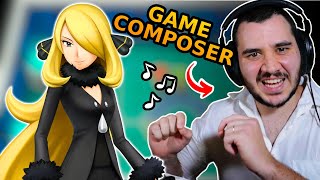 Game Composer Reacts to APPROACHING CHAMPION CYNTHIA from POKÉMON BDSP [upl. by Balcer]