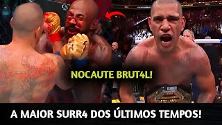 APANH0U MUITO🚨 Alex Poatan NOCAUTEIA Khalil DE FORMA BRUT4L LUTA Alex Poatan vs Khalil UFC 307 [upl. by Sihonn]