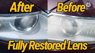 Lincoln Mkx headlights Restored [upl. by Chader]