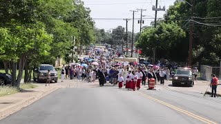 Eucharistic revival on display in Waco Downtown procession part of Catholic push on Holy Communion [upl. by Kyd]