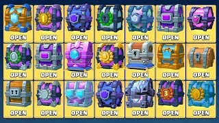 OPENING EVERY CHEST IN CLASH ROYALE  ALL CHEST OPENING  FORTUNE CHEST amp LEGENDARY KINGS CHEST [upl. by Dillie]