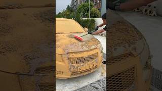 Cleaned Old Dirty Car shortsvideo [upl. by Atirehc]