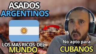 Cubano 🇨🇺 REACCIONA a ASADOS ARGENTINOS 🇦🇷 No apto para CUBANOS 😳 LocosXelAsadoOficial [upl. by Stefano]