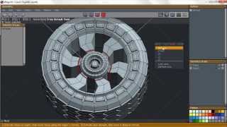 Wings3d Making Tires Rims and Wheels Cinema 4D [upl. by Morey842]