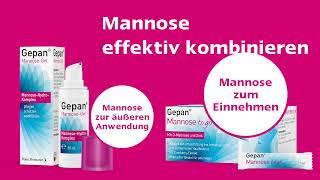 Gepan® Mannose Mannose effektiv kombinieren [upl. by Christenson367]