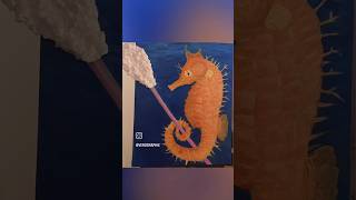 Seahorse and Pollution upcycledcrafts oceanlife seahorse [upl. by Enneles401]