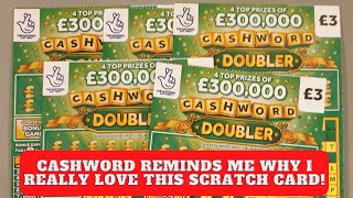 5 Fun scratch cards to brighten your day £15 of the £3 Cashword Doubler scratch tickets [upl. by Betsey56]