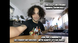 CHILL LEGO LIVESTREAM MINI FIG SHOWCASE COME HANG OUT [upl. by Martreb]