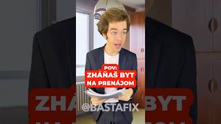 Ceny že Dovideňa 🙈 Ťažko je zohnať normálny byt na prenájom 🥵 Pravda 😅 bastafix paródia vtip [upl. by Asirret]