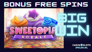 Sweetopia Royale  bonus free spins BIG WIN [upl. by Notrab]