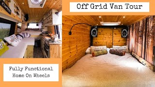 Sprinter Van Conversion  Self Build Camper Full Tour [upl. by Casabonne]