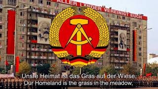 East Germany Song  Unsere Heimat Our Homeland [upl. by Phip]