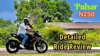 New Pulsar N250 Detailed Ride Review  Mt 15 Killer  चलाने मे कैसा है 😇 [upl. by Divadnahtanoj]