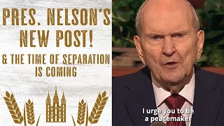 President Nelson Repeats His Message in New Post  The Time of Separation Is Coming [upl. by Anovahs84]