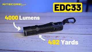 Is This The Best EDC Flashlight Made By Nitecore Yet  Nitecore EDC33 Full Review [upl. by Eniamat]