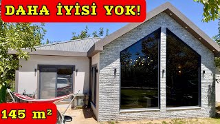 YAPILMIŞ EN İYİ Prefabrik Ev Turu ve Fiyatı  USTALIK DÖNEMİ ESERİ  Yeni Nesil Yalıtım 145 m² [upl. by Dittman]