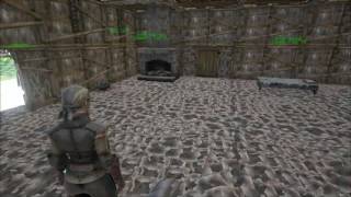 How To Craft Stone Doorframe In ARK Survival Evolved [upl. by Creigh]