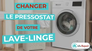 Comment changer le pressostat dun lavelinge ARISTON AC128LFR [upl. by Wiburg]