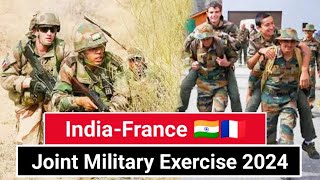 IndiaFrance Joint Military Exercise 2024 Enhancing MultiDomain Operations  Indian Army [upl. by Pool]