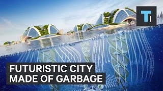 Futuristic city made of garbage [upl. by Maite]