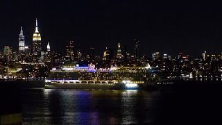 New York New York  Norwegian Breakaway Sails from New York City 2021 [upl. by Ober]