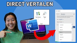 Vertaal je document in Word  Zonder Google Translate [upl. by Proud620]